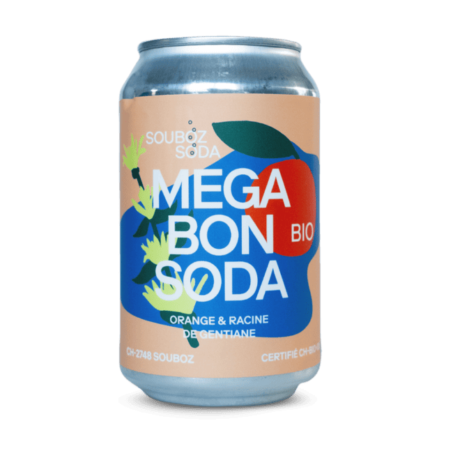 Mega bon soda orange